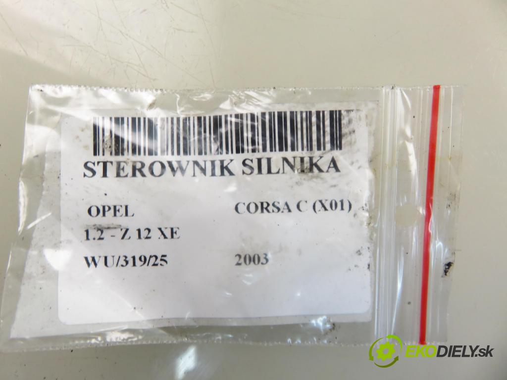 OPEL CORSA C (X01) HB 2003 55,00 1.2 16V 75 - Z 12 XE 1199,00 Riadiaca jednotka Motor 0261207962