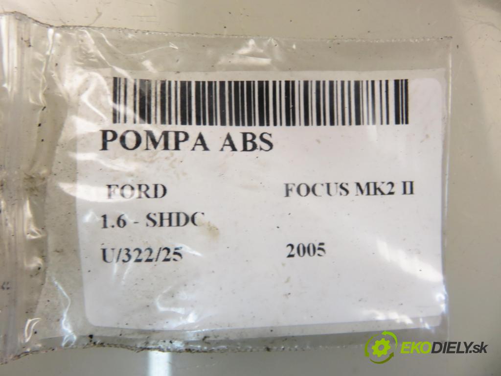 FORD FOCUS II (DA_, HCP) HB 2005 74,00 1.6 - SHDC 1596,00 Pumpa ABS 00402662E3 (Pumpa ABS)
