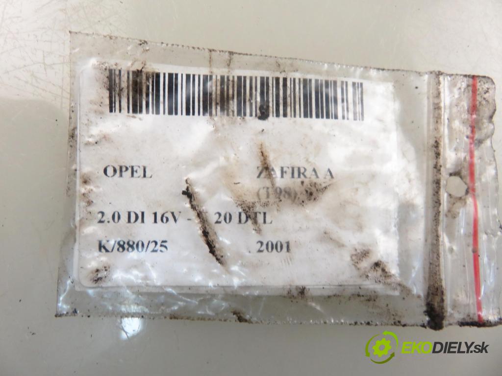 OPEL ZAFIRA A Nadwozie Wielkopojemne (MPV) (T98)  MINIVAN 2001 60,00 2.0 DI 16V - X 20 DTL 1995,00 lamela kotouč brzdová ZADNÍ: