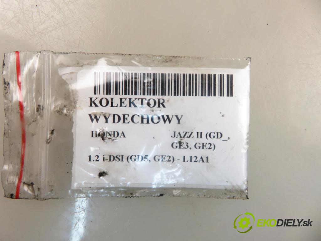 HONDA JAZZ II (GD_, GE3, GE2) HB 2005 57,00 1.2 i-DSI (GD5, GE2) - L12A1 1243,00 Potrubie VYČERPAT:  (Výfukové potrubie)