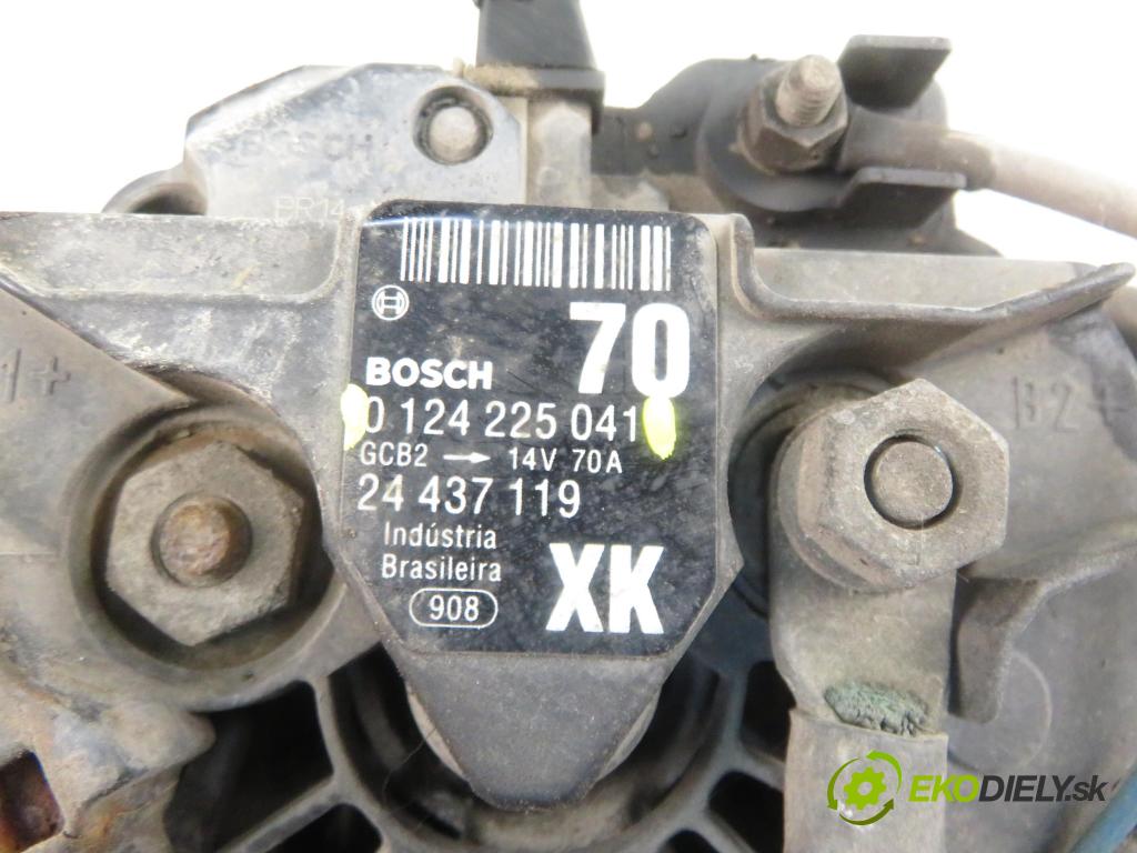 OPEL CORSA C (X01) HB 2003 55,00 1.2 16V 75 - Z 12 XE 1199,00 Alternátor 0124225041 (Alternátor)