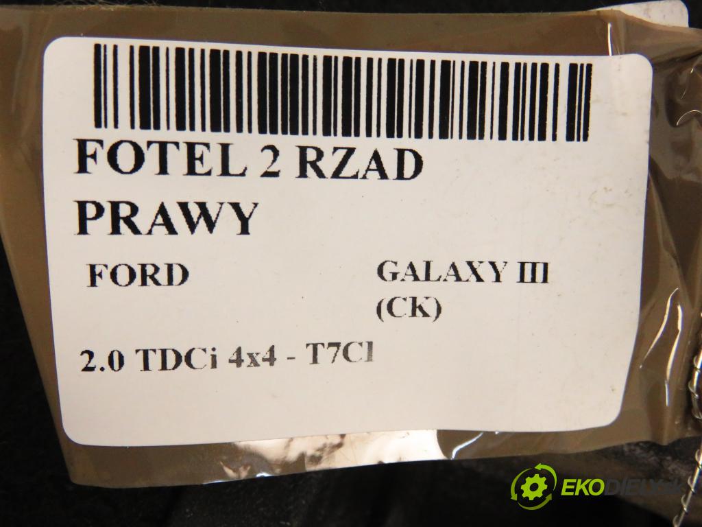 FORD GALAXY III (CK) MINIVAN 2015 110,00 2.0 TDCi 4x4 - T7CI 1997,00 Sedadlo 2 rad pravy