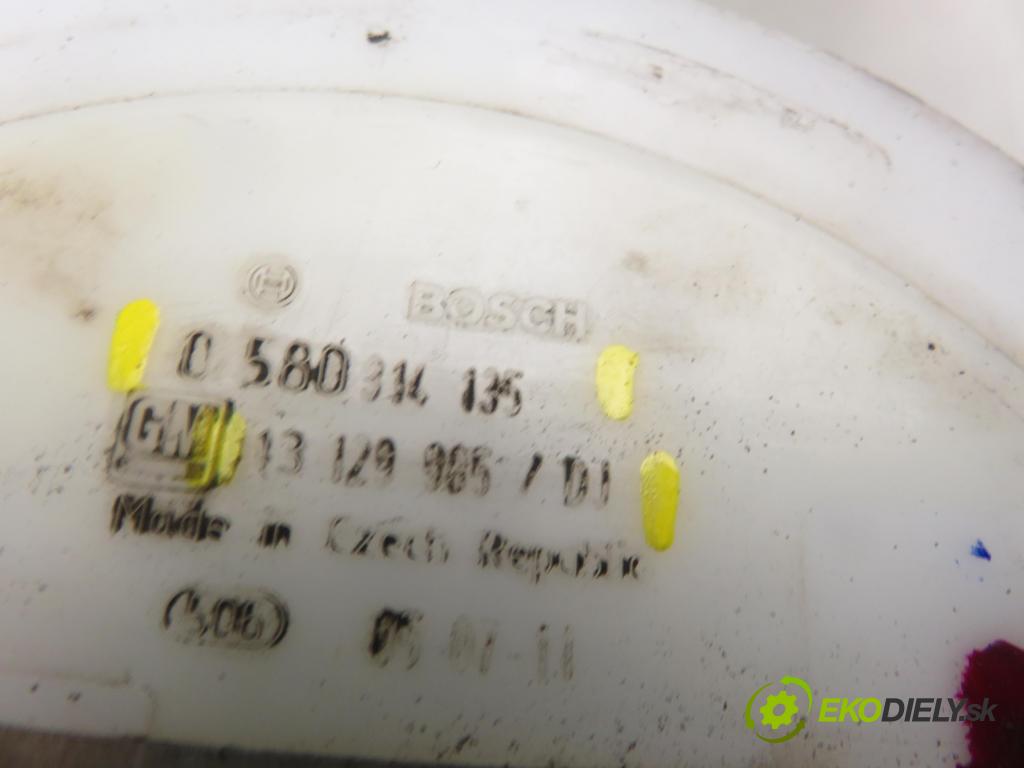 OPEL ZAFIRA B (A05) MINIVAN 2005 110,00 2.2 150 - Z 22 YH 2198,00 pumpa paliva 0580314135 ; 13129985 ; 13129985DJ