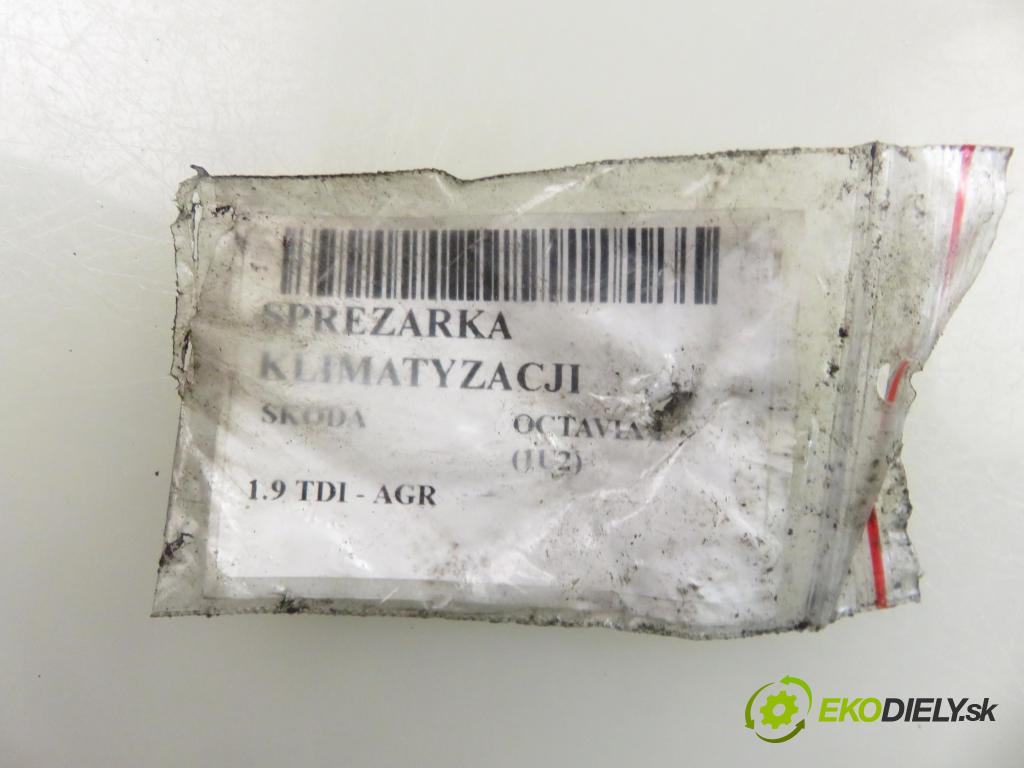 SKODA OCTAVIA I (1U2) LIFTBACK 2003 66,00 1.9 TDI 90- AGR 1896,00 KOMPRESOR: klimatizácie 1J0820803K (Kompresor klimatizácie)