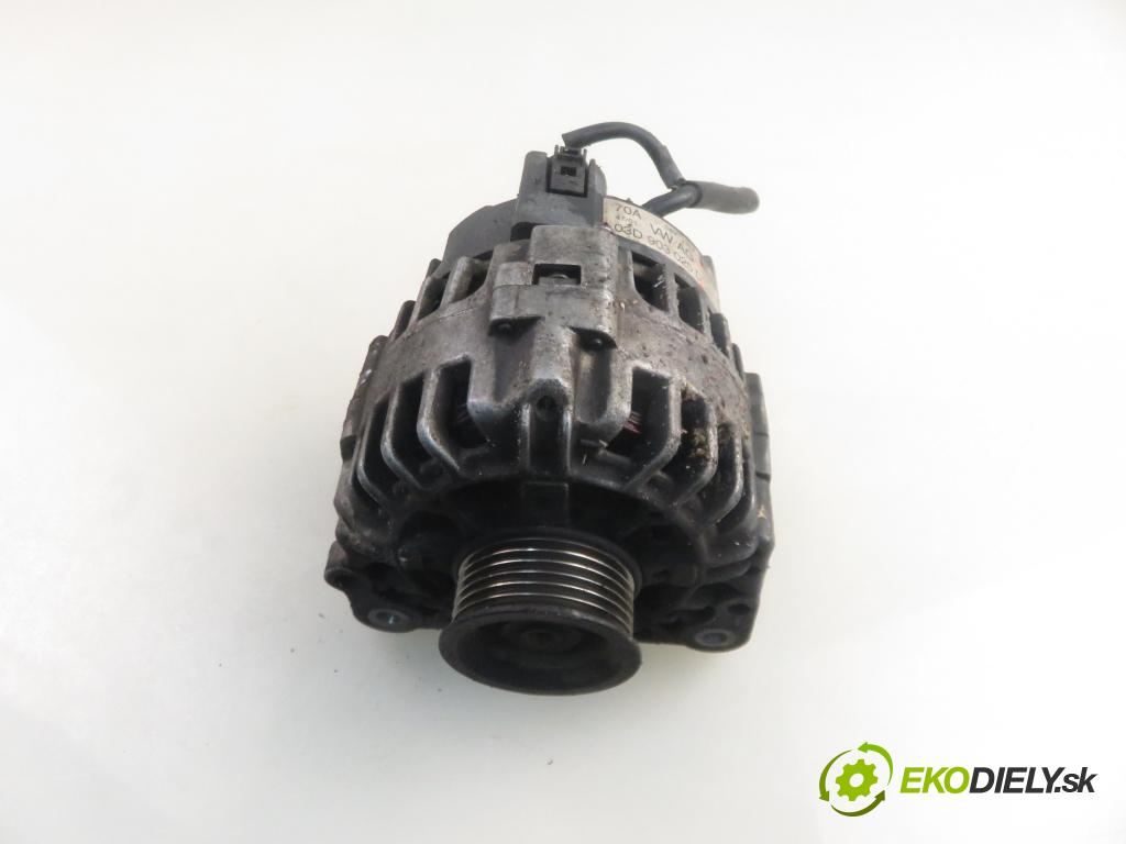 VW POLO (9N_) HB 2002 47,00 1.2 12V 64 - AZQ 1198,00 Alternátor 03D903025D ; SG8B023 (Alternátor)