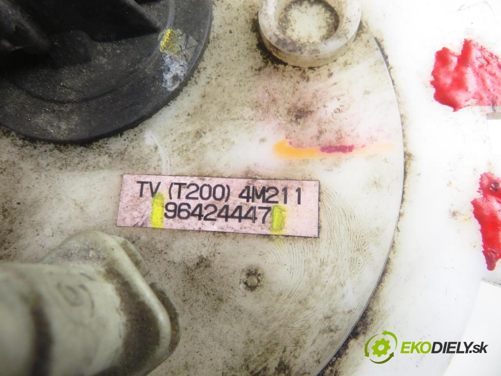 CHEVROLET AVEO / KALOS liftback (T200) HB 2005 53,00 1.2 - F12S3 1150,00 pumpa paliva 96424447