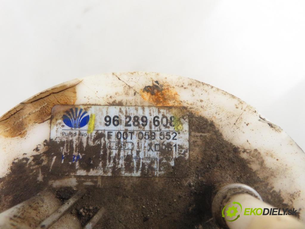 DAEWOO MATIZ (M100, M150) HB 2000 38,00 0.8 52 - F8CV 796,00 pumpa paliva 96289608