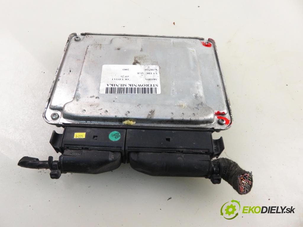 SKODA OCTAVIA I (1U2) LIFTBACK 2003 66,00 1.9 TDI 90- AGR 1896,00 Riadiaca jednotka Motor 038906012HA ; 0281011309