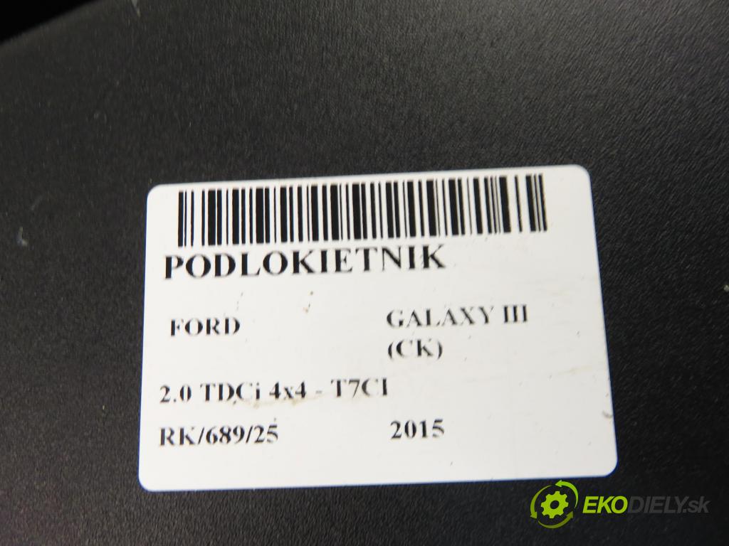FORD GALAXY III (CK) MINIVAN 2015 110,00 2.0 TDCi 4x4 - T7CI 1997,00 Lakťová opierka EM2BR04604AB