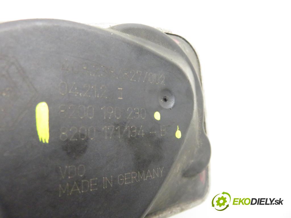 RENAULT SCENIC II (JM0/1_) MINIVAN 2003 83,00 1.6 (JM0C, JM0J, JM1B) - K4M 782 1598,00 Škrtiaca klapka 8200171134B ; 8200190230 (Škrtiaca klapka)