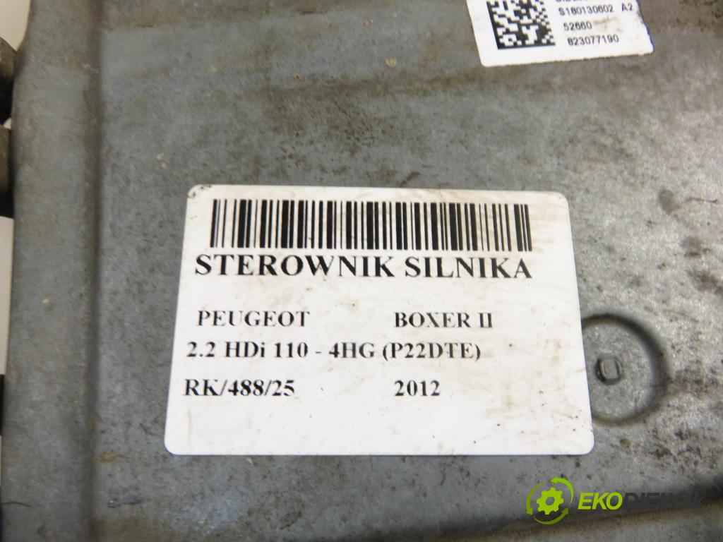 PEUGEOT BOXER Skrzynia FURGON 2012 81,00 2.2 HDi 110 - 4HG (P22DTE) 2198,00 Riadiaca jednotka Motor 9679061580 ; S17129001E