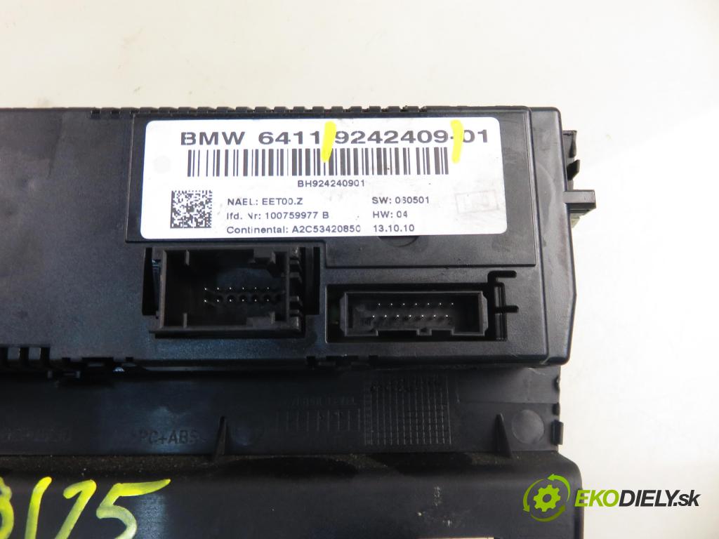 BMW X1 (E84) SUV 2010 105,00 sDrive 18 d 143 - N47 D20 C 1995,00 Panel kúrenia KLIMATRONIK 9242409