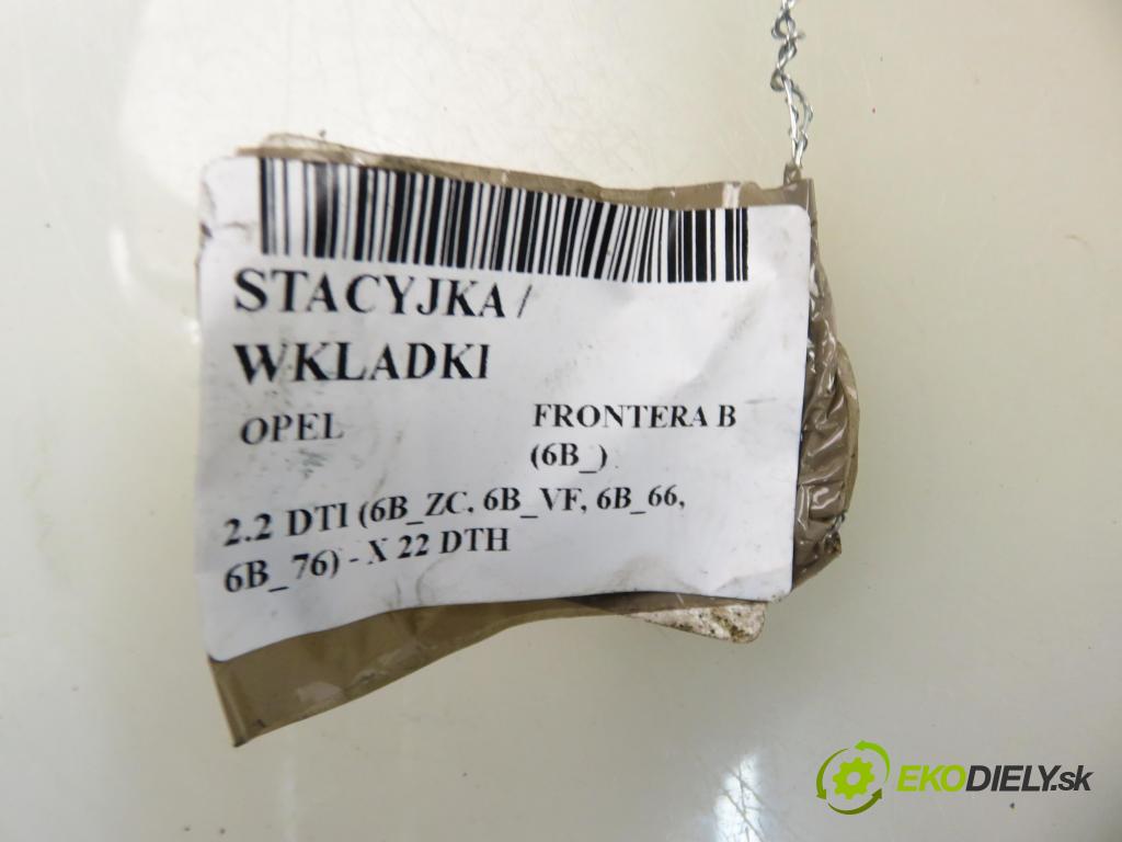 OPEL FRONTERA B (6B_) TERENOWY 2001 85,00 2.2 DTI (6B_ZC, 6B_VF, 6B_66, 6B_76) - X 22 DTH 2171,00 spínačka / VLOŽKY