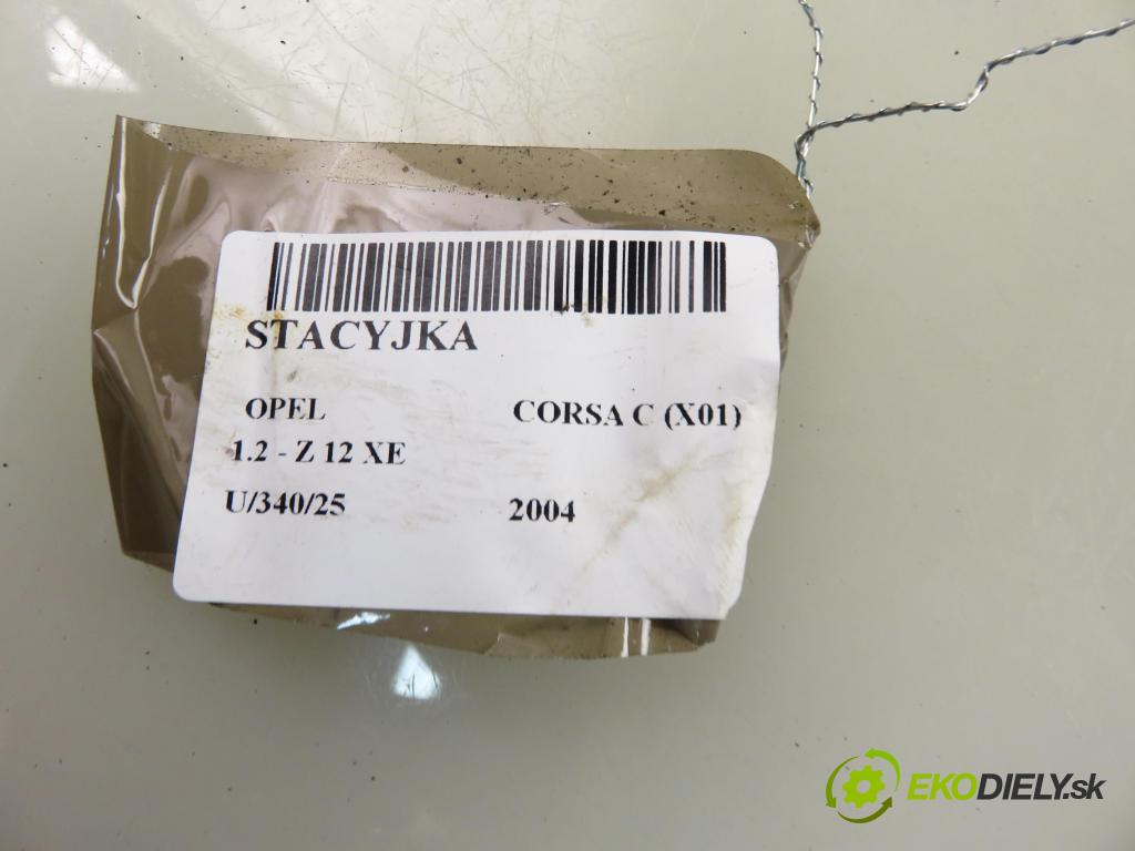 OPEL CORSA C (X01) HB 2004 55,00 1.2 16V 75 - Z 12 XE 1199,00 spínačka 13144390 ; 5WK47631 (Spínací skříňka)