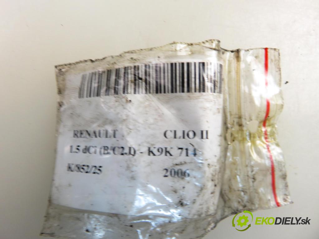 RENAULT CLIO II (BB_, CB_) HB 2006 50,00 1.5 dCi 68 - K9K 714 1461,00 vstrekovač EJBR01801Z ; 8200206565 ; 8200049873 (Vstrekovač paliva)