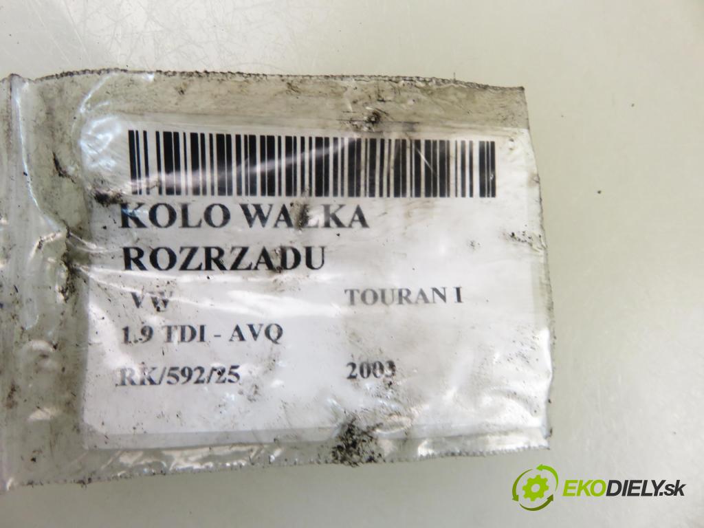 VW TOURAN (1T1, 1T2) MINIVAN 2003 74,00 1.9 TDI PD 100 - AVQ 1896,00 Koleso vačky Vačkový hriadeľ: 038109239D ; 038109111E