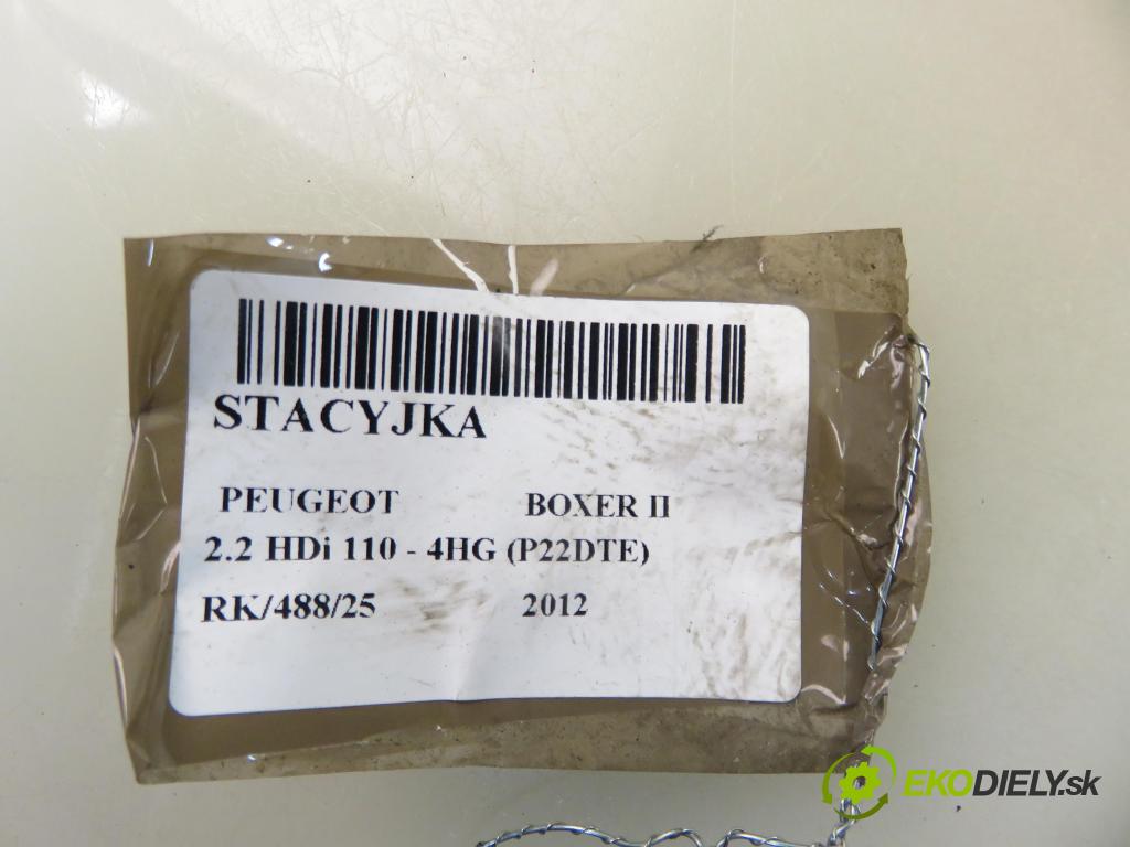 PEUGEOT BOXER Skrzynia FURGON 2012 81,00 2.2 HDi 110 - 4HG (P22DTE) 2198,00 spínačka 01099001 (Spínací skříňka)