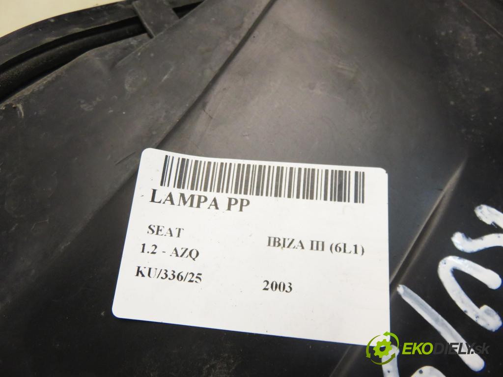 SEAT IBIZA III (6L1) HB 2003 47,00 1.2 12V - AZQ 1198,00 světlo PP