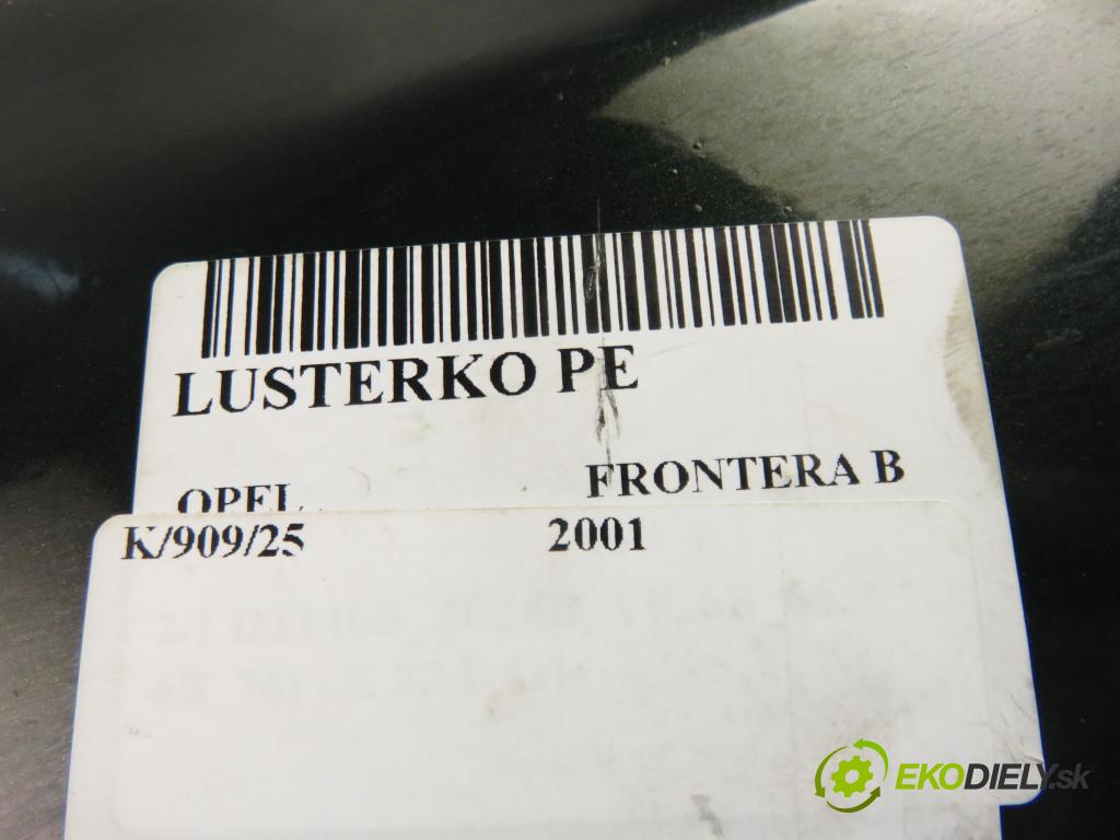 OPEL FRONTERA B (6B_) TERENOWY 2001 85,00 2.2 DTI (6B_ZC, 6B_VF, 6B_66, 6B_76) - X 22 DTH 2171,00 Spätné zrkadlo