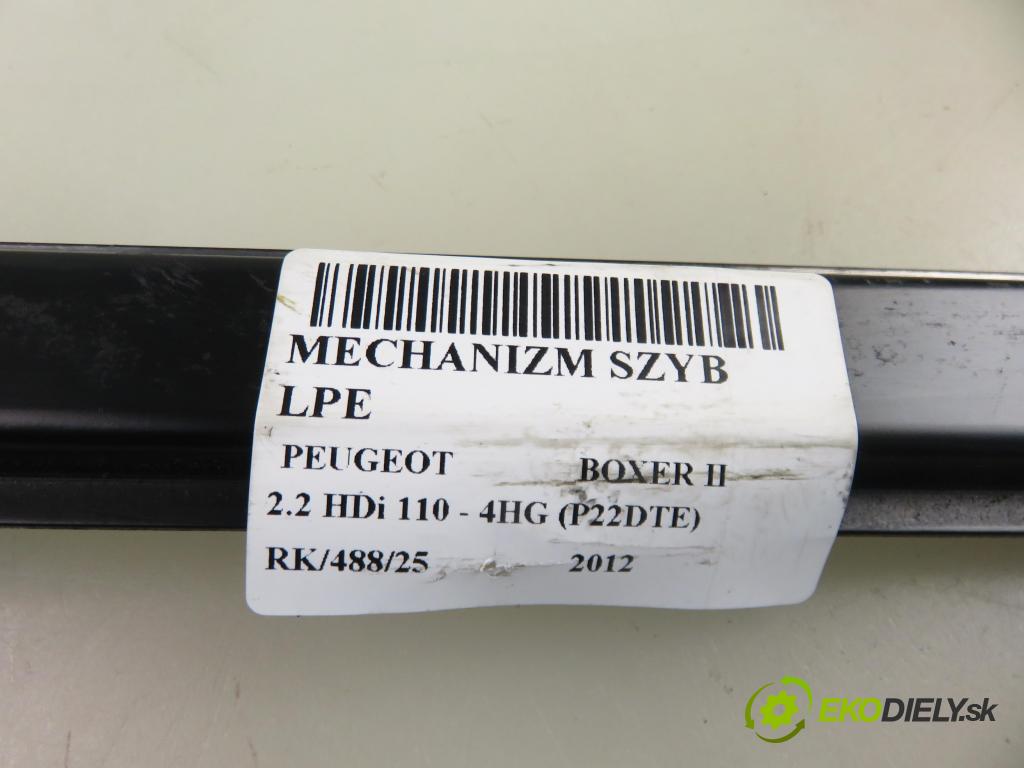 PEUGEOT BOXER Skrzynia FURGON 2012 81,00 2.2 HDi 110 - 4HG (P22DTE) 2198,00 mechanismus oken 1368922080