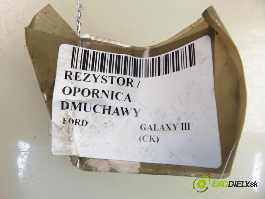 FORD GALAXY III (CK) MINIVAN 2015 110,00 2.0 TDCi 4x4 - T7CI 1997,00 rezistor / REOSTAT: topení DG9H19E624AA ; F011500104