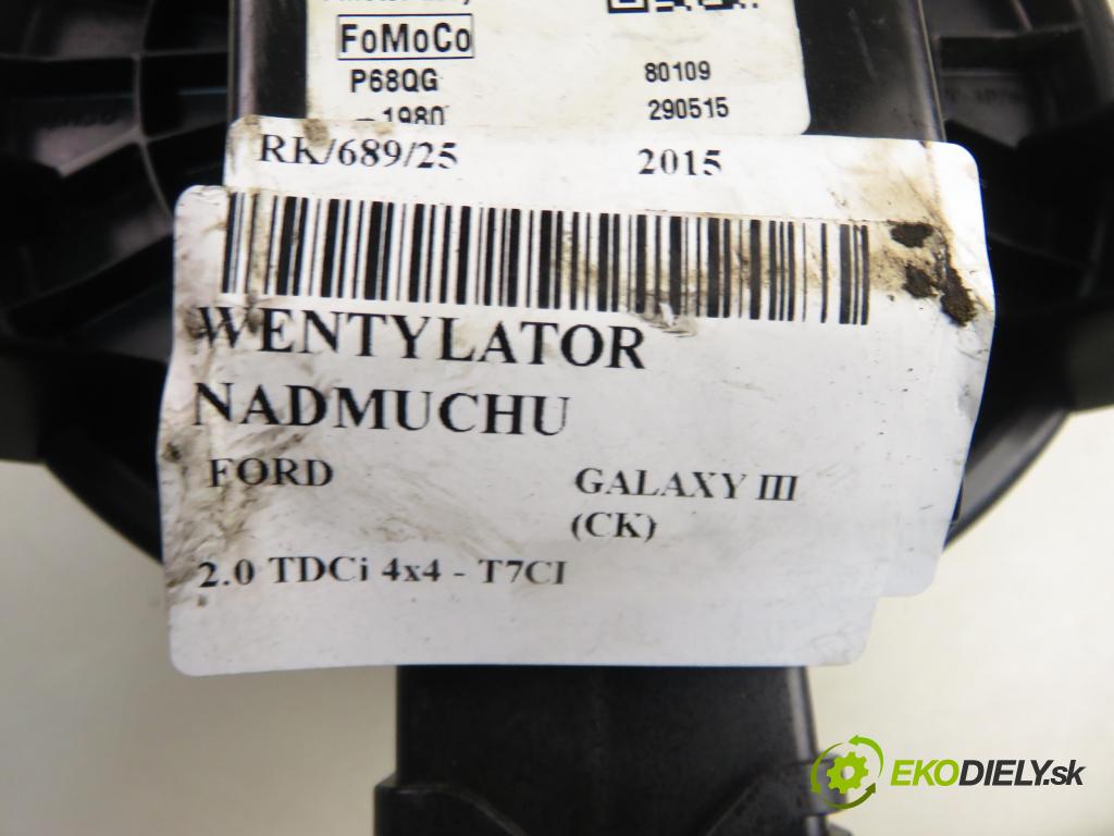 FORD GALAXY III (CK) MINIVAN 2015 110,00 2.0 TDCi 4x4 - T7CI 1997,00 ventilátor větráku DG9H19846AA