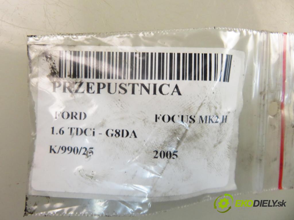 FORD FOCUS II (DA_, HCP) HB 2005 80,00 1.6 TDCi 109 - G8DA 1560,00 Škrtiaca klapka 9643836980 ; 25344296 (Škrtiaca klapka)