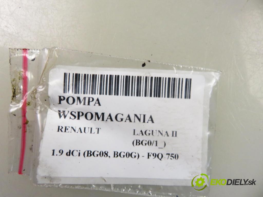 RENAULT LAGUNA II (BG0/1_) LIFTBACK 2002 88,00 1.9 dCi 120 - F9Q 750 1870,00 Pumpa servočerpadlo 8200100082 (Servočerpadlo)