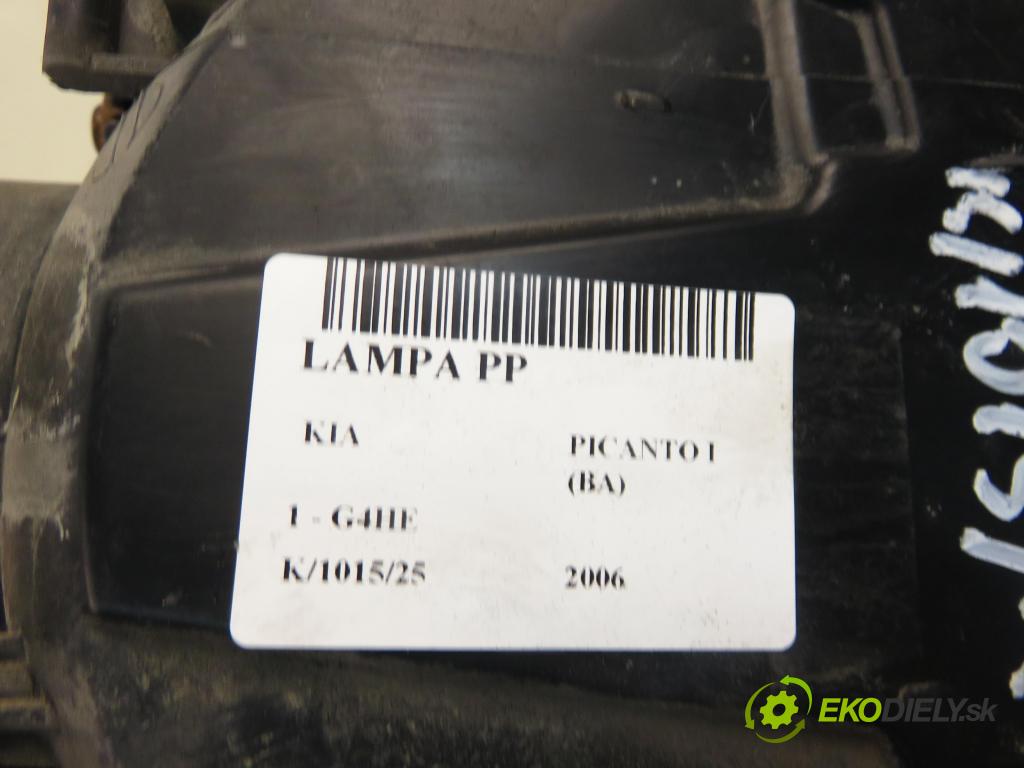KIA PICANTO (BA) HB 2006 45,00 1.0 12V 61 - G4HE 999,00 Svetlo PP