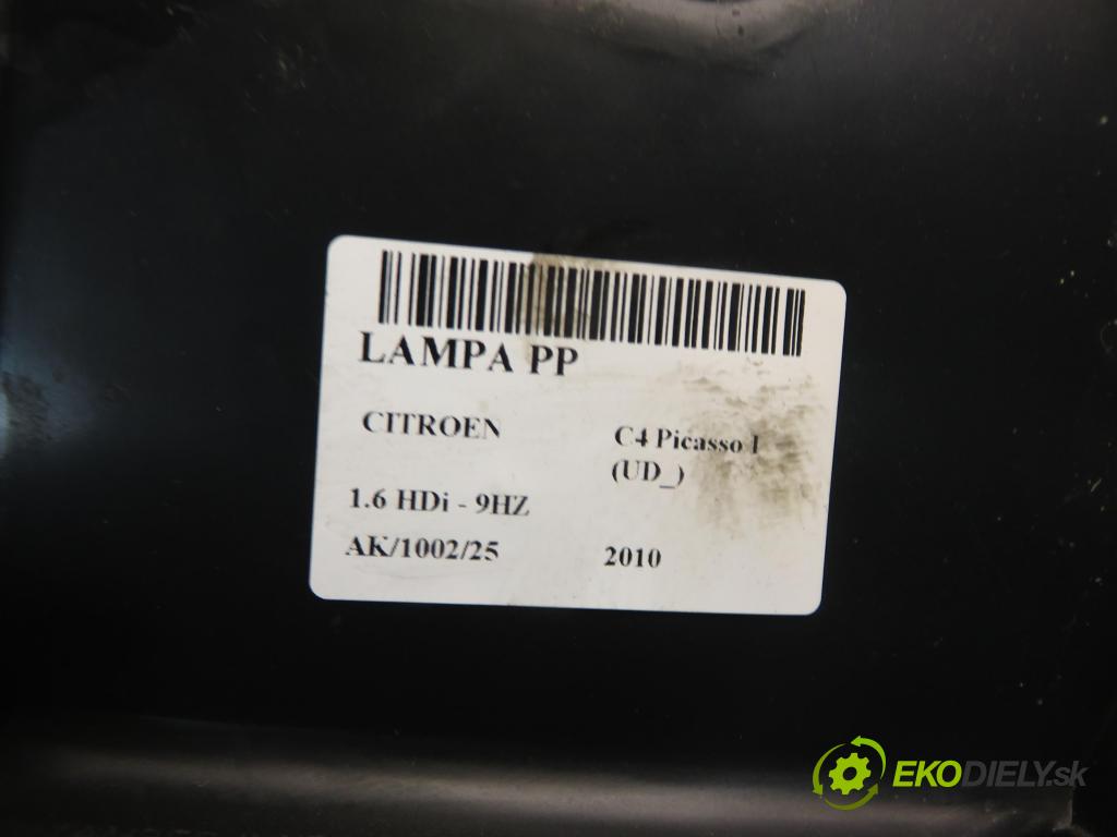 CITROEN C4 Picasso I (UD_) MINIVAN 2010 80,00 1.6 HDi 16V 109 - 9HZ 1560,00 Svetlo PP