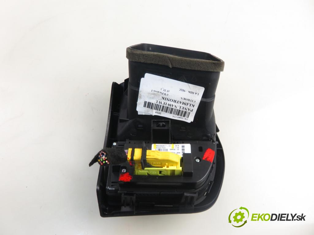 CITROEN C4 Picasso I (UD_) MINIVAN 2010 80,00 1.6 HDi 16V 109 - 9HZ 1560,00 Panel kúrenia KLIMATRONIK 965086867700 ; 303814AB