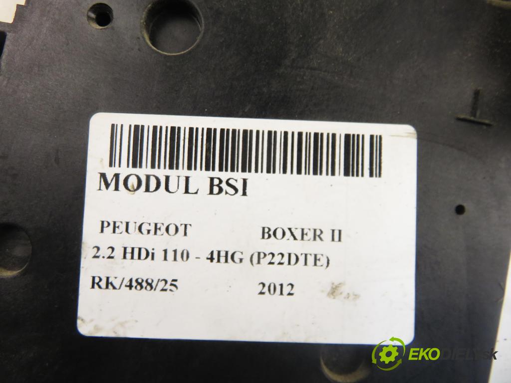 PEUGEOT BOXER Skrzynia FURGON 2012 81,00 2.2 HDi 110 - 4HG (P22DTE) 2198,00 MODUL BSI 1371887080