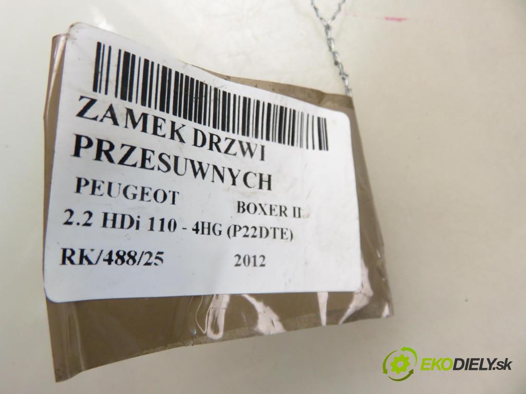 PEUGEOT BOXER Skrzynia FURGON 2012 81,00 2.2 HDi 110 - 4HG (P22DTE) 2198,00 zámok Dvere posúvne 1361337080