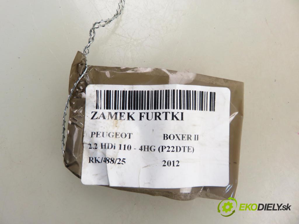PEUGEOT BOXER Skrzynia FURGON 2012 81,00 2.2 HDi 110 - 4HG (P22DTE) 2198,00 zámok BRÁNKY