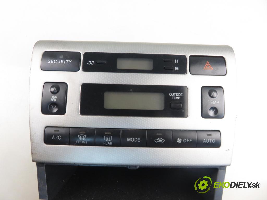 TOYOTA COROLLA (_E12_) HB 2003 81,00 1.6 VVT-i (ZZE121_) - 3ZZ-FE 1598,00 Panel kúrenia KLIMATIZACE: 5593013070 ; 8865013050