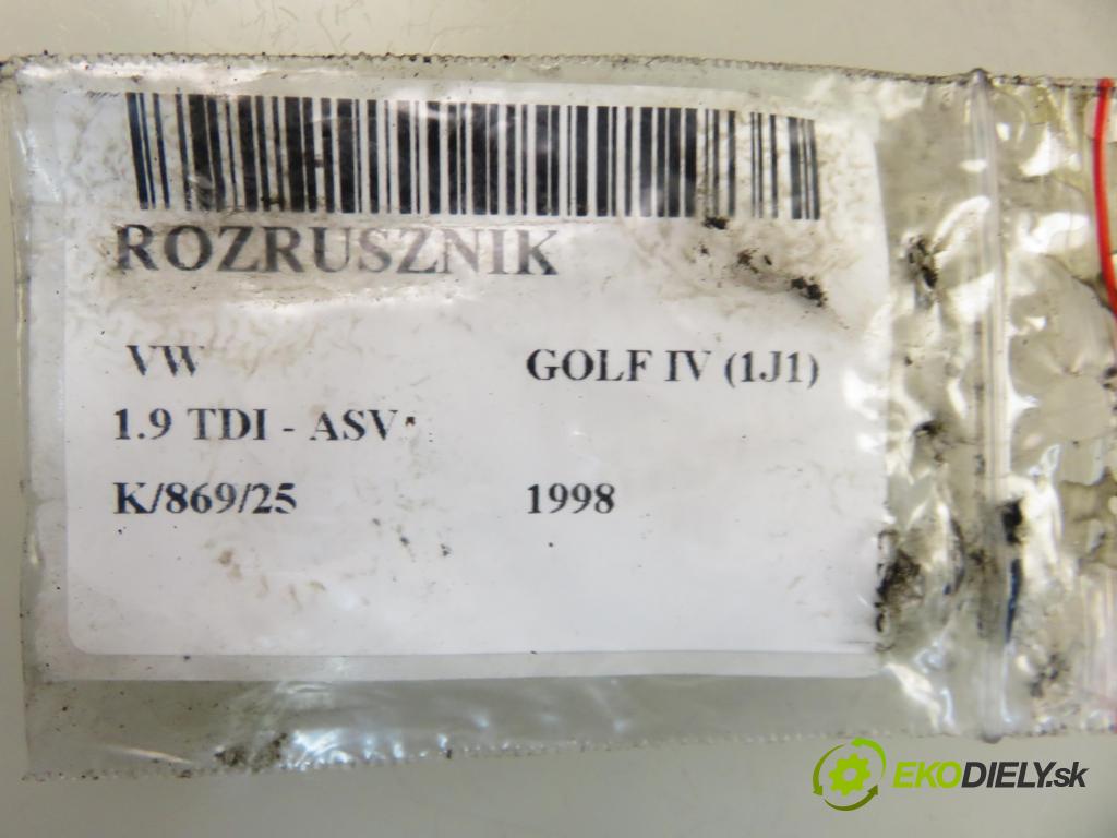 VW GOLF IV (1J1) HB 1998 81,00 1.9 TDI 110 - ASV 1896,00 Štartér (Štartér)