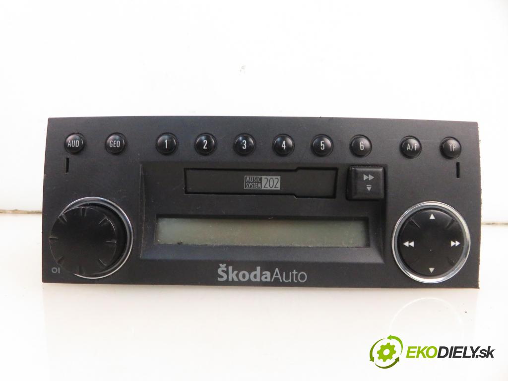 SKODA FABIA I Combi (6Y5) KOMBI 2005 47,00 1.9 SDI 64 - ASY 1896,00 RADIO Modul 6Y0035152D