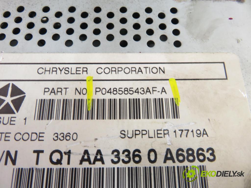 CHRYSLER PT CRUISER (PT_) HB 2001 104,00 2 - ECC 1996,00 RADIO P04858543AF