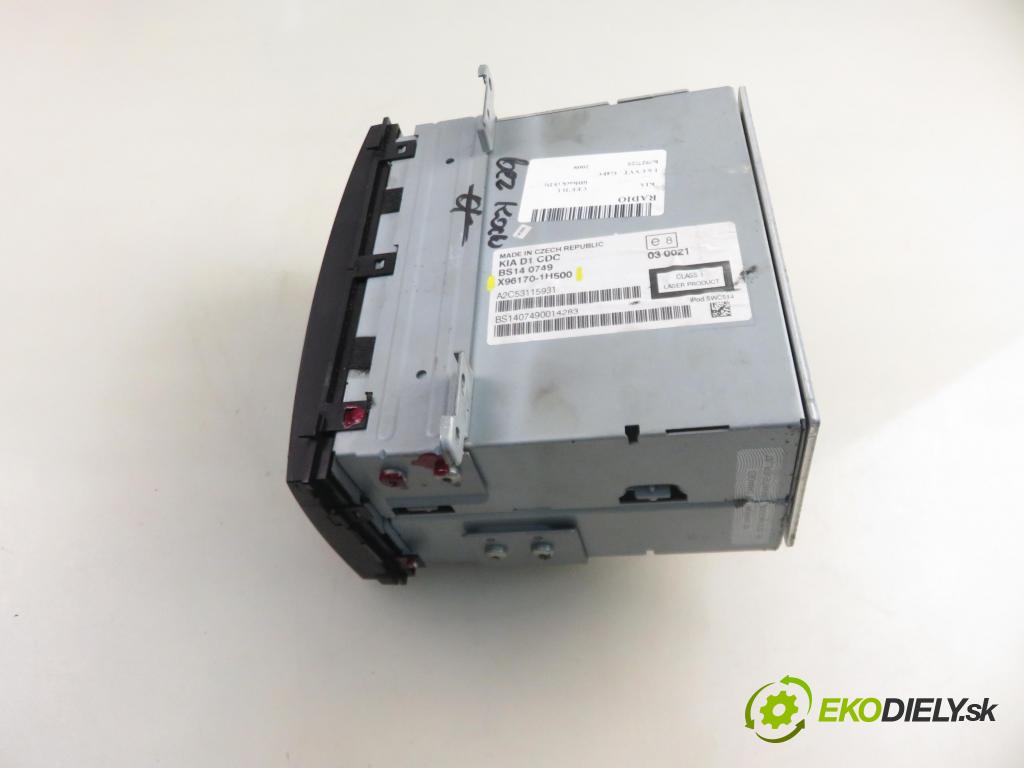 KIA CEE'D liftback (ED) HB 2008 92,00 1.6 CVVT - G4FC 1591,00 RADIO CD X9616701H500