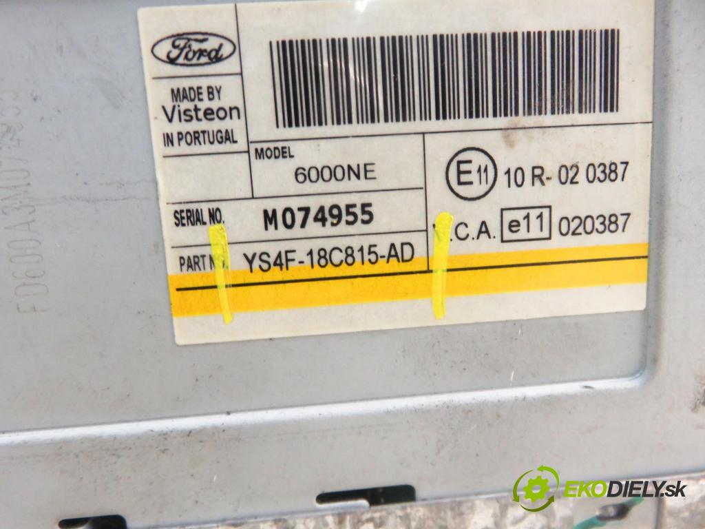 FORD FOCUS Turnier (DNW) KOMBI 2003 74,00 1.6 16V - FYDB 1596,00 RADIO CD YS4F18C815AD
