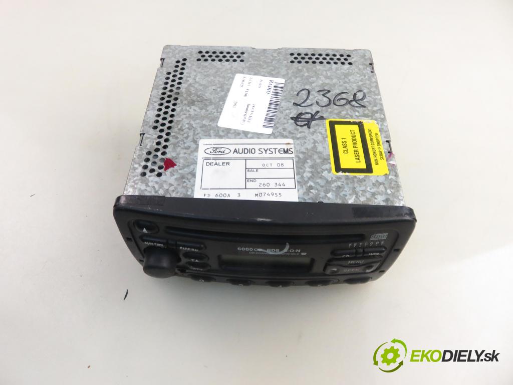 FORD FOCUS Turnier (DNW) KOMBI 2003 74,00 1.6 16V - FYDB 1596,00 RADIO CD YS4F18C815AD