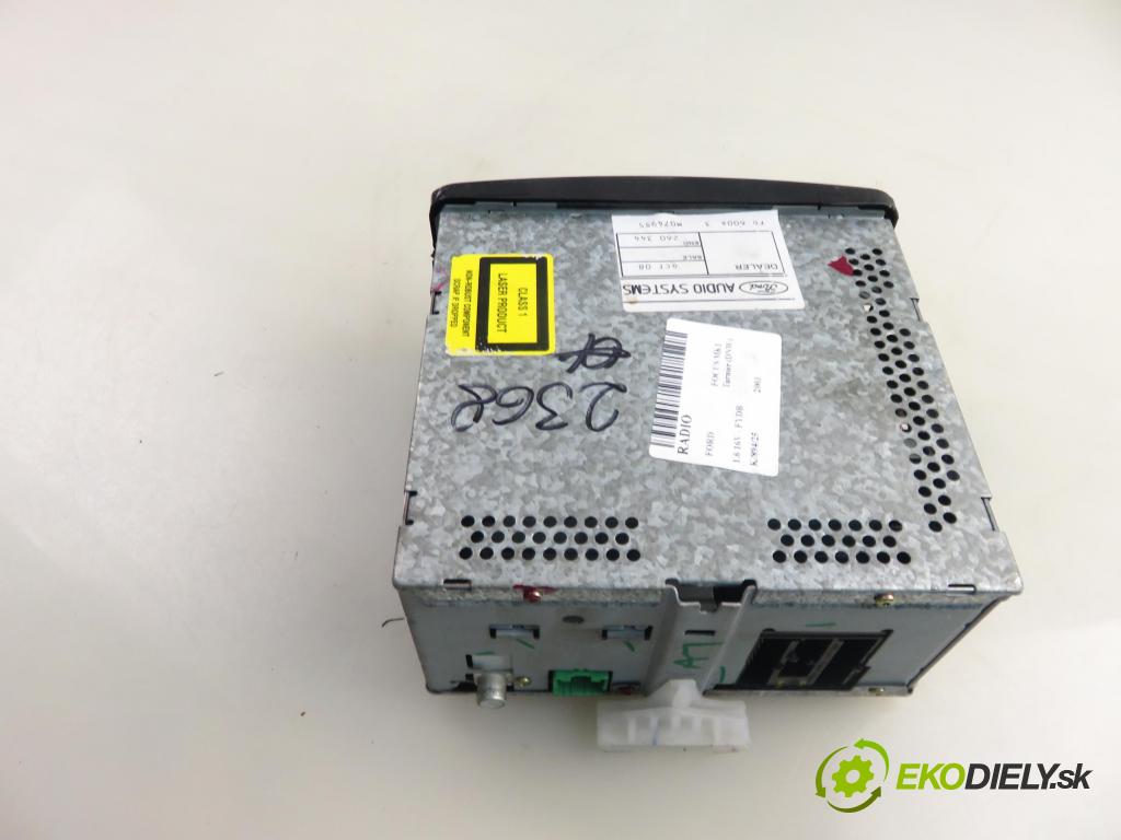 FORD FOCUS Turnier (DNW) KOMBI 2003 74,00 1.6 16V - FYDB 1596,00 RADIO CD YS4F18C815AD