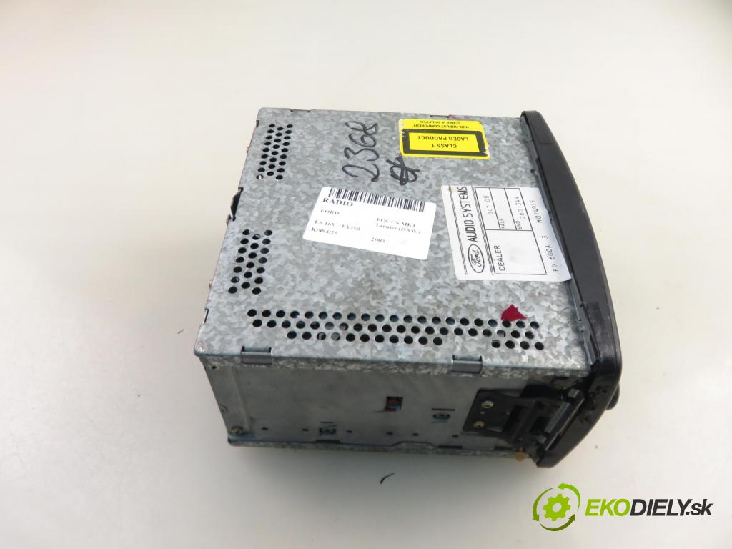 FORD FOCUS Turnier (DNW) KOMBI 2003 74,00 1.6 16V - FYDB 1596,00 RADIO CD YS4F18C815AD