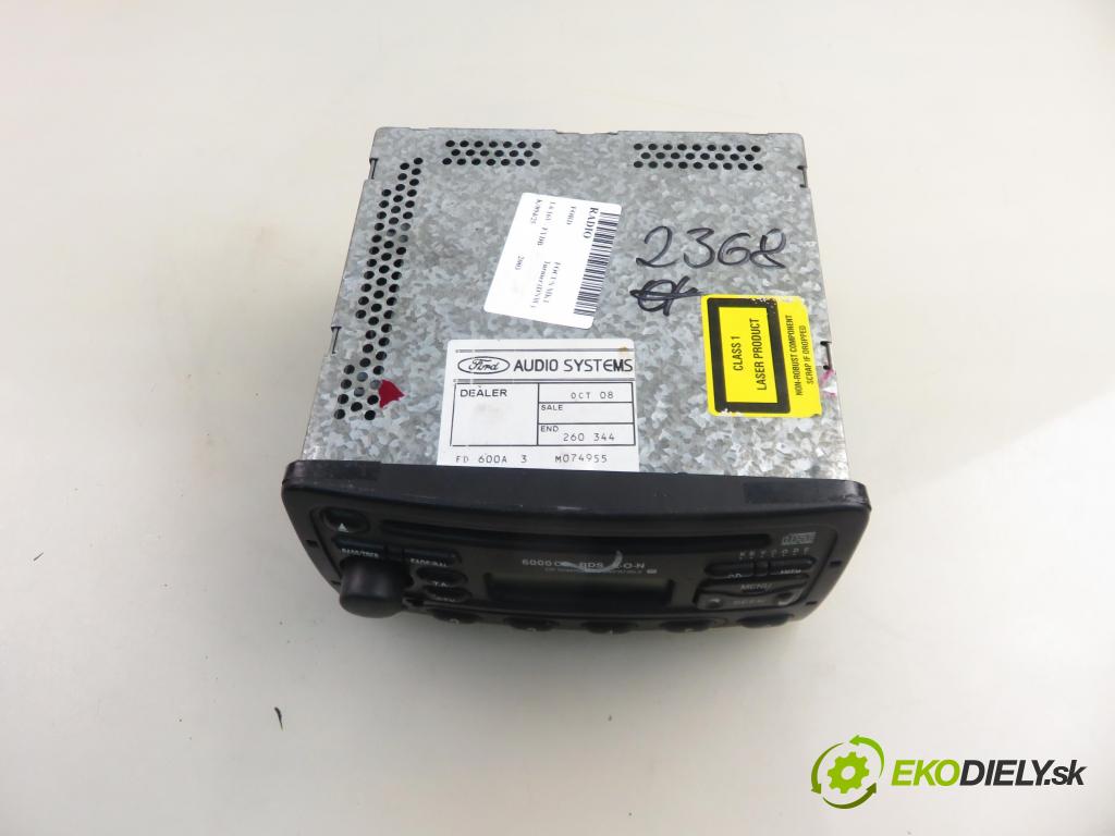 FORD FOCUS Turnier (DNW) KOMBI 2003 74,00 1.6 16V - FYDB 1596,00 RADIO CD YS4F18C815AD