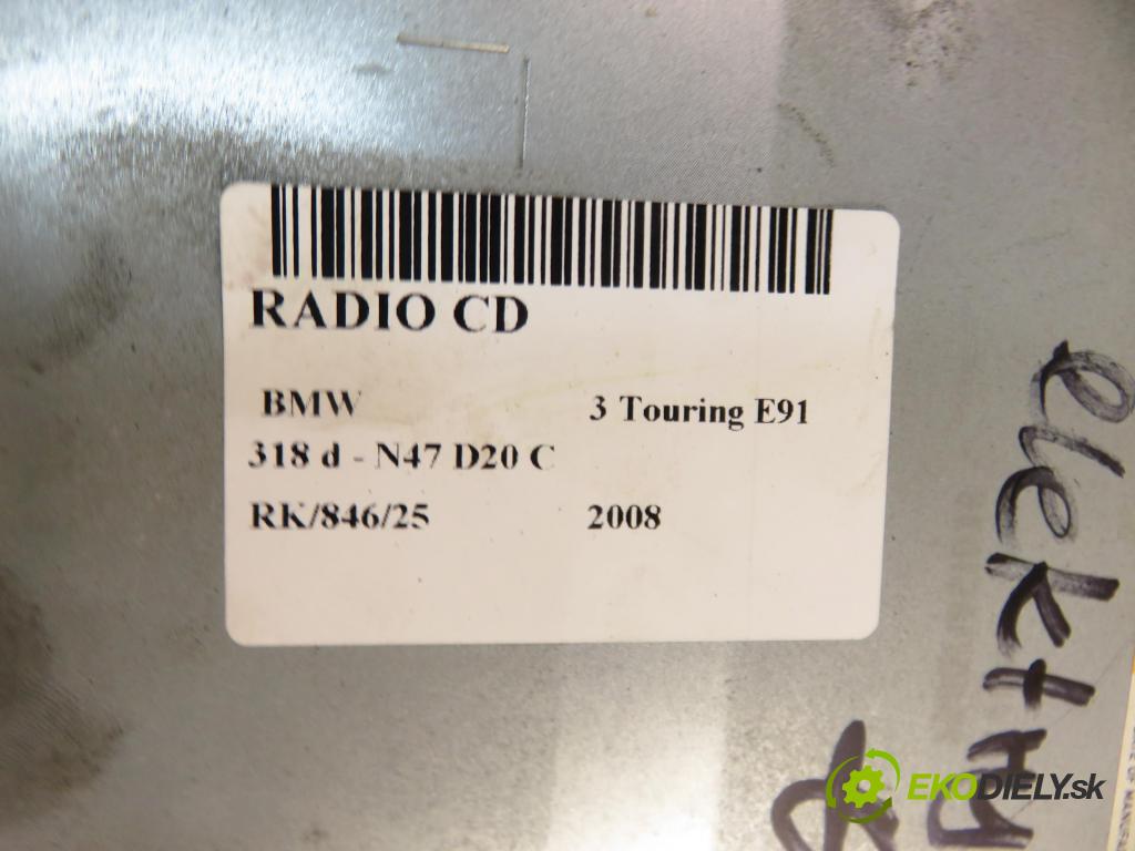 BMW 3 Touring (E91) KOMBI 2008 105,00 318 d 143 1995,00 RADIO CD 9202826