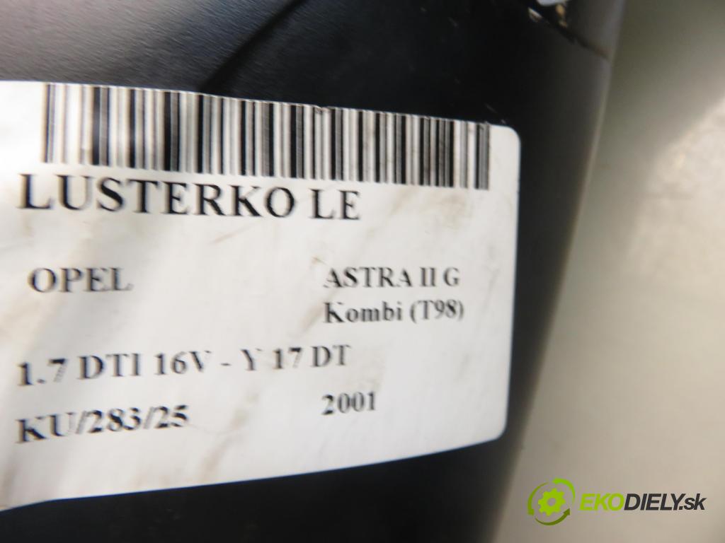 OPEL ASTRA G Kombi (T98) KOMBI 2001 55,00 1.7 DTI 16V - Y 17 DT 1686,00 zpětné zrcátko LE