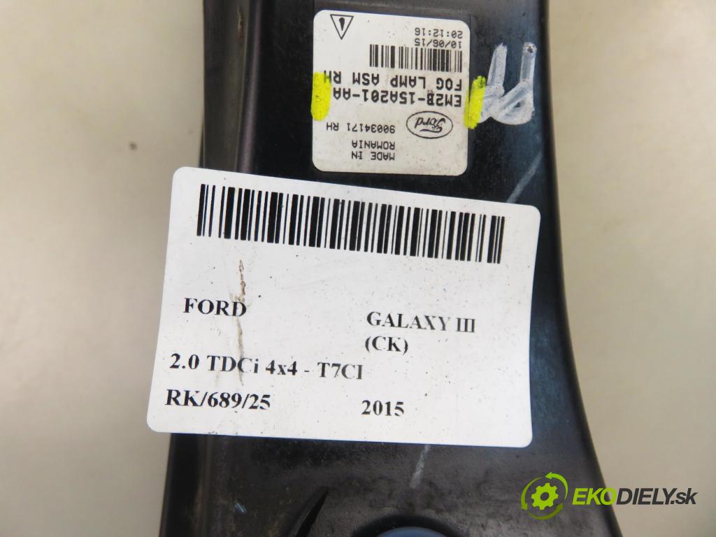 FORD GALAXY III (CK) MINIVAN 2015 110,00 2.0 TDCi 4x4 - T7CI 1997,00 hmlové svetlo, hmlovka P EM2B15A201AA