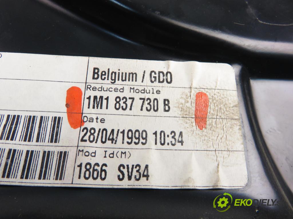 SEAT TOLEDO II (1M2) SEDAN 2002 81,00 1.9 TDI - ASV 1896,00 mechanismus oken PPE 1M1837730B ; 1J0959802G