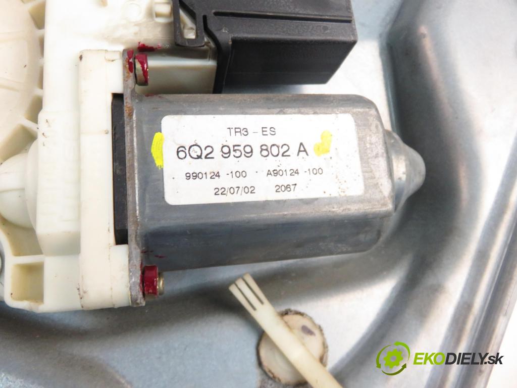 SEAT IBIZA III (6L1) HB 2003 47,00 1.2 12V - AZQ 1198,00 Mechanizmus okien 3D 6Q2959802A ; 6L3837751K ; 6L3837755J