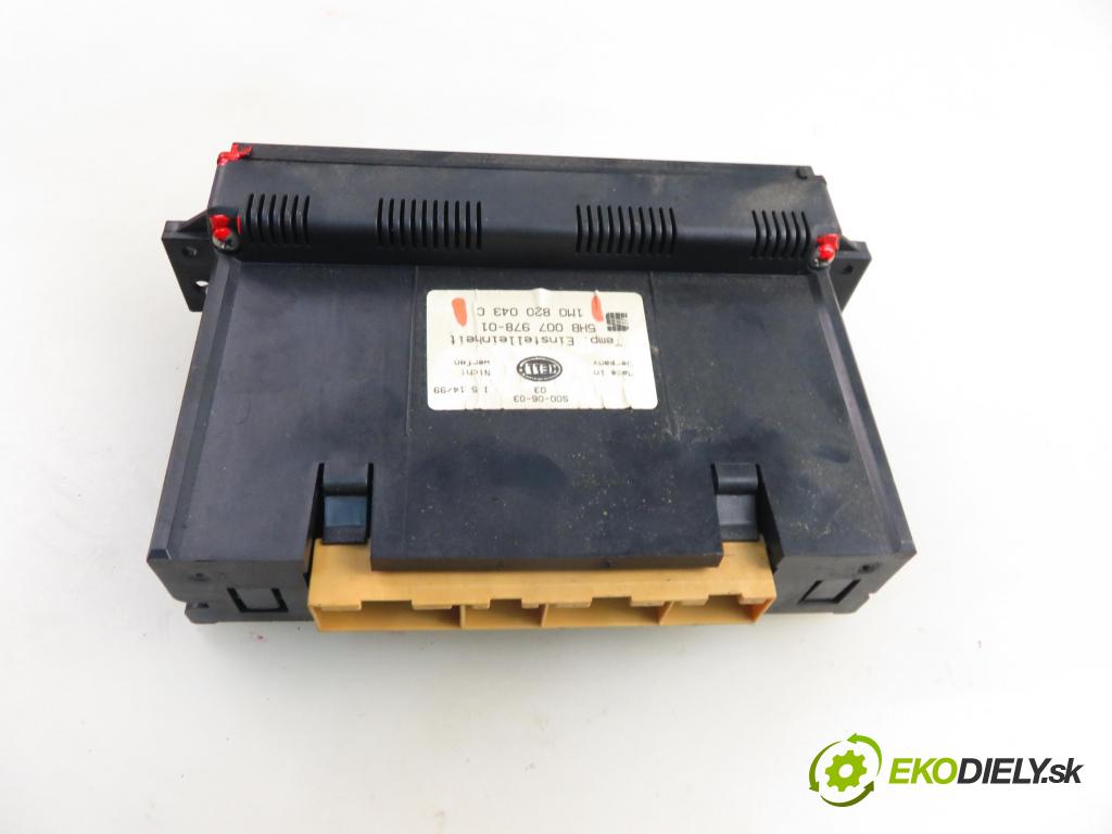 SEAT TOLEDO II (1M2) SEDAN 2002 81,00 1.9 TDI - ASV 1896,00 Panel kúrenia KLIMATRONIK 1M0820043C